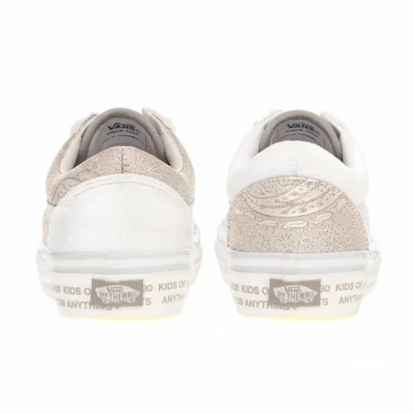 New Kids Of Immigrants Vans Old Skool 36 DX White Bandana Shoes W 9 / M 7.5 - Picture 5 of 7